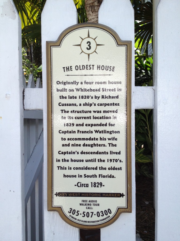 Key West Historical Markers