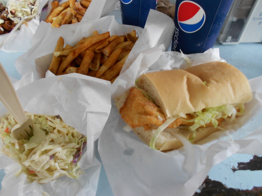 B.O.'s Fish Wagon Fried Grouper Sandwich