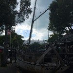 Old Sailing Vessel at Mallory Square near the Wrecker's Museum.