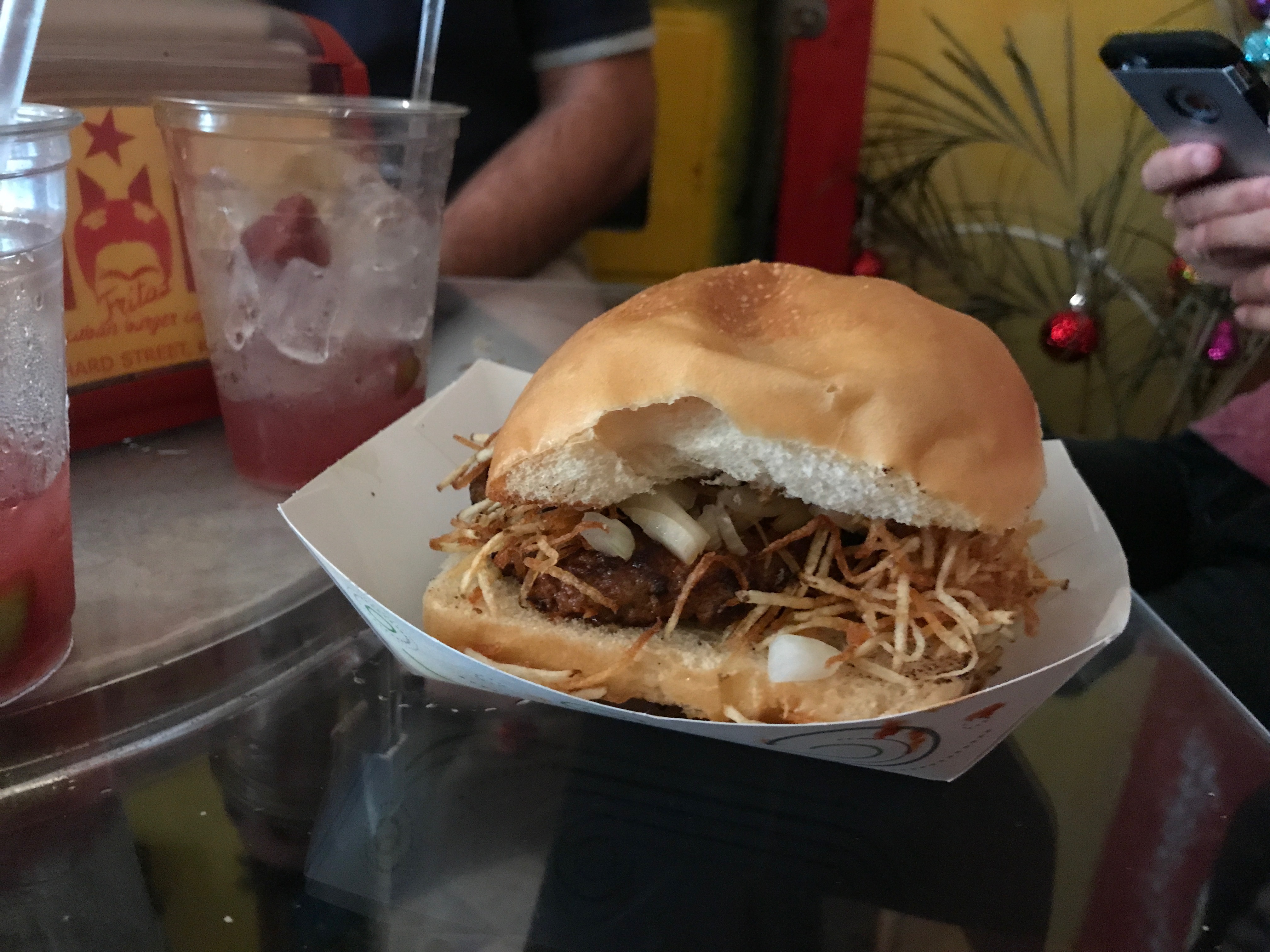 Burger At Fritas Key West