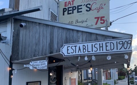 pepe's cafe key west signage