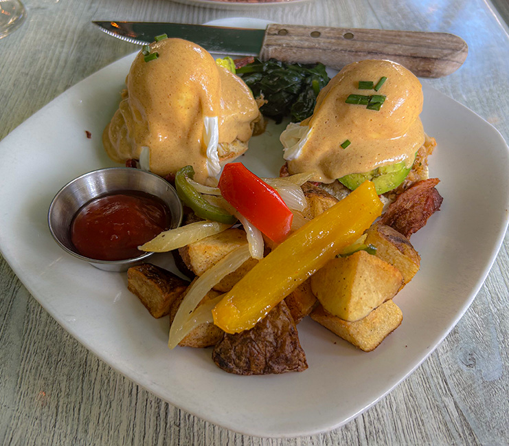top ten breakfast Key West Sarabeths Special Crab Benedict