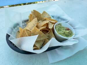 Pescado Chips and Guacamole