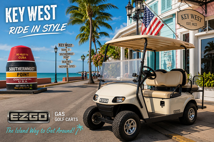 Key West transportation golf cars