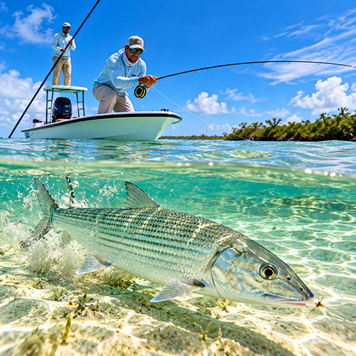 Flats fishing Key West for bonefish